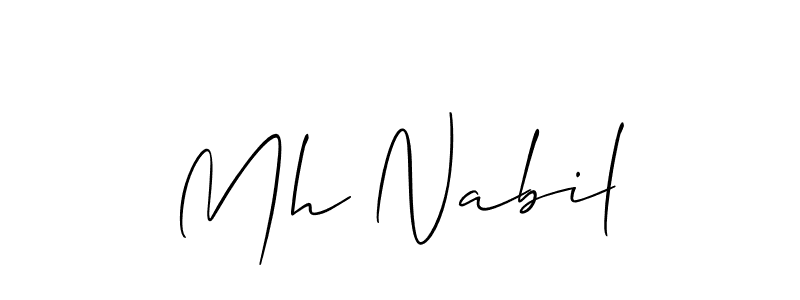 Here are the top 10 professional signature styles for the name Mh Nabil. These are the best autograph styles you can use for your name. Mh Nabil signature style 2 images and pictures png