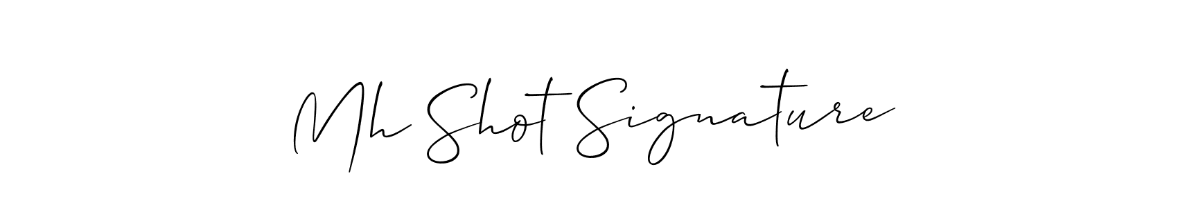 if you are searching for the best signature style for your name Mh Shot Signature. so please give up your signature search. here we have designed multiple signature styles  using Allison_Script. Mh Shot Signature signature style 2 images and pictures png