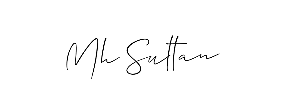 It looks lik you need a new signature style for name Mh Sultan. Design unique handwritten (Allison_Script) signature with our free signature maker in just a few clicks. Mh Sultan signature style 2 images and pictures png