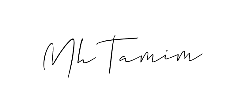 Best and Professional Signature Style for Mh Tamim. Allison_Script Best Signature Style Collection. Mh Tamim signature style 2 images and pictures png