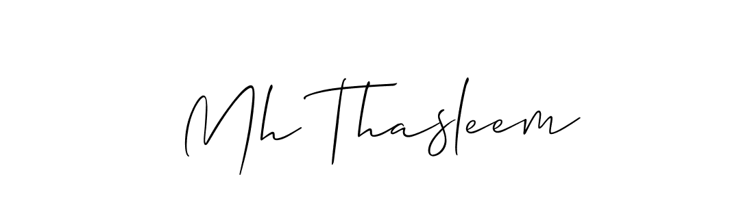 Once you've used our free online signature maker to create your best signature Allison_Script style, it's time to enjoy all of the benefits that Mh Thasleem name signing documents. Mh Thasleem signature style 2 images and pictures png
