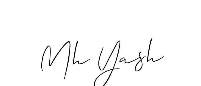 Make a short Mh Yash signature style. Manage your documents anywhere anytime using Allison_Script. Create and add eSignatures, submit forms, share and send files easily. Mh Yash signature style 2 images and pictures png