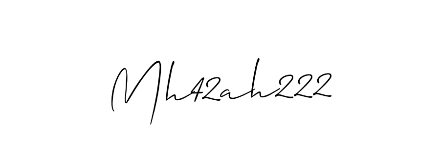 Mh42ah222 stylish signature style. Best Handwritten Sign (Allison_Script) for my name. Handwritten Signature Collection Ideas for my name Mh42ah222. Mh42ah222 signature style 2 images and pictures png