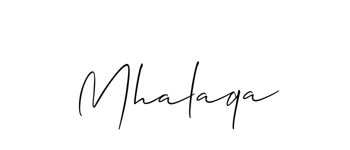Make a short Mhalaqa signature style. Manage your documents anywhere anytime using Allison_Script. Create and add eSignatures, submit forms, share and send files easily. Mhalaqa signature style 2 images and pictures png