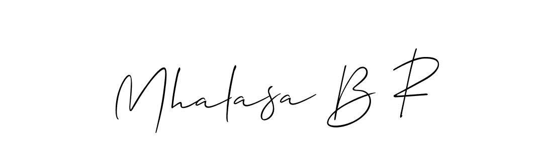 Once you've used our free online signature maker to create your best signature Allison_Script style, it's time to enjoy all of the benefits that Mhalasa B R name signing documents. Mhalasa B R signature style 2 images and pictures png