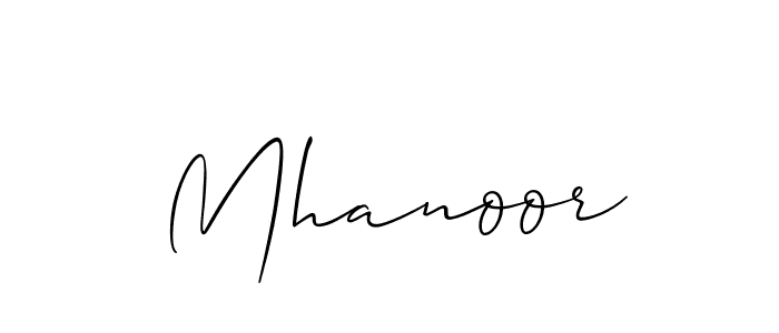 Also we have Mhanoor name is the best signature style. Create professional handwritten signature collection using Allison_Script autograph style. Mhanoor signature style 2 images and pictures png