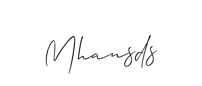 This is the best signature style for the Mhansds name. Also you like these signature font (Allison_Script). Mix name signature. Mhansds signature style 2 images and pictures png