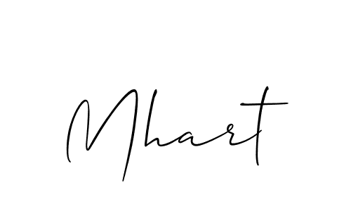 Check out images of Autograph of Mhart name. Actor Mhart Signature Style. Allison_Script is a professional sign style online. Mhart signature style 2 images and pictures png