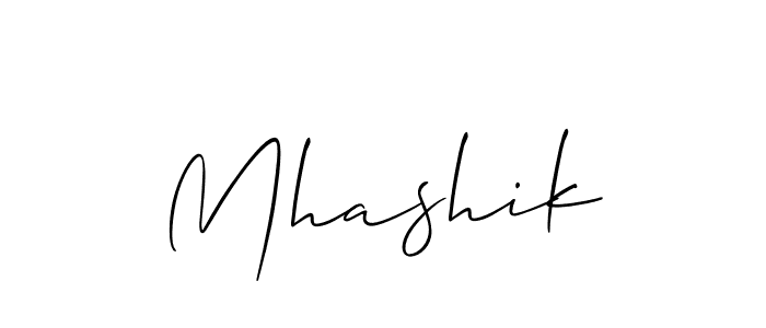 Also we have Mhashik name is the best signature style. Create professional handwritten signature collection using Allison_Script autograph style. Mhashik signature style 2 images and pictures png