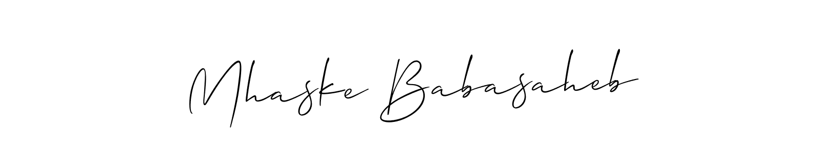 How to Draw Mhaske Babasaheb signature style? Allison_Script is a latest design signature styles for name Mhaske Babasaheb. Mhaske Babasaheb signature style 2 images and pictures png