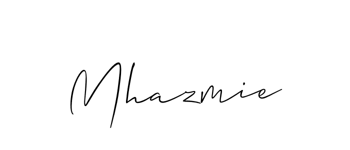 Best and Professional Signature Style for Mhazmie. Allison_Script Best Signature Style Collection. Mhazmie signature style 2 images and pictures png