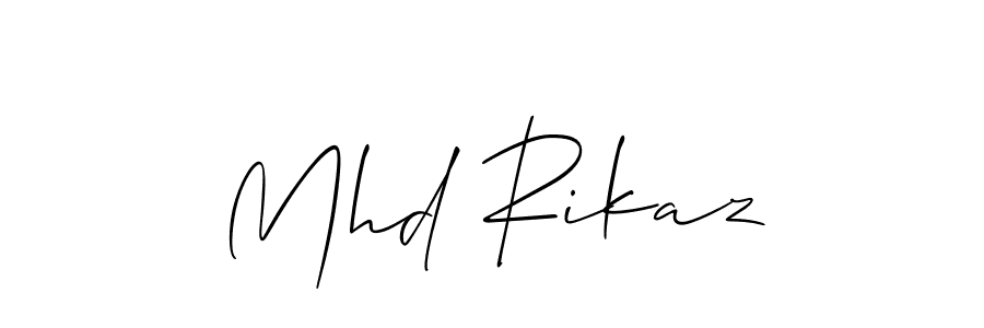 Here are the top 10 professional signature styles for the name Mhd Rikaz. These are the best autograph styles you can use for your name. Mhd Rikaz signature style 2 images and pictures png