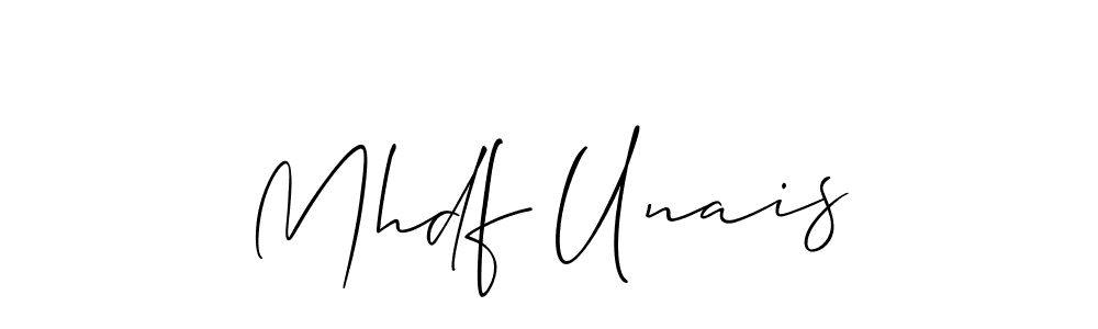 Make a short Mhdf Unais signature style. Manage your documents anywhere anytime using Allison_Script. Create and add eSignatures, submit forms, share and send files easily. Mhdf Unais signature style 2 images and pictures png