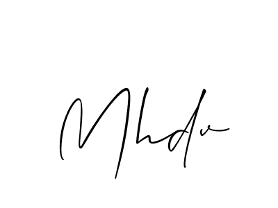 Make a short Mhdv signature style. Manage your documents anywhere anytime using Allison_Script. Create and add eSignatures, submit forms, share and send files easily. Mhdv signature style 2 images and pictures png