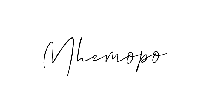 Best and Professional Signature Style for Mhemopo. Allison_Script Best Signature Style Collection. Mhemopo signature style 2 images and pictures png