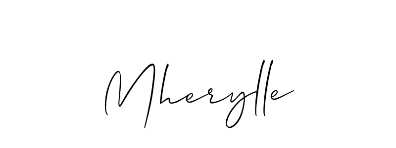 Best and Professional Signature Style for Mherylle. Allison_Script Best Signature Style Collection. Mherylle signature style 2 images and pictures png