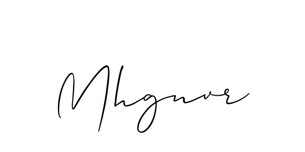 The best way (Allison_Script) to make a short signature is to pick only two or three words in your name. The name Mhgnvr include a total of six letters. For converting this name. Mhgnvr signature style 2 images and pictures png