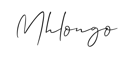 You should practise on your own different ways (Allison_Script) to write your name (Mhlongo) in signature. Don't let someone else do it for you. Mhlongo signature style 2 images and pictures png