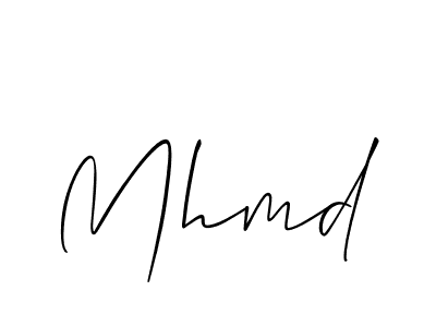 Create a beautiful signature design for name Mhmd. With this signature (Allison_Script) fonts, you can make a handwritten signature for free. Mhmd signature style 2 images and pictures png