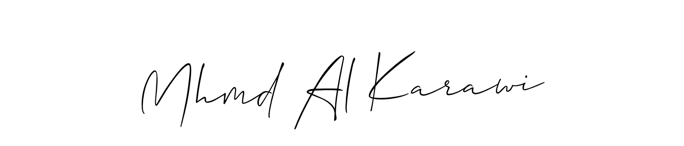 You can use this online signature creator to create a handwritten signature for the name Mhmd Al Karawi. This is the best online autograph maker. Mhmd Al Karawi signature style 2 images and pictures png