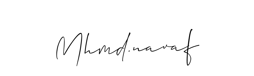 Check out images of Autograph of Mhmd.navaf name. Actor Mhmd.navaf Signature Style. Allison_Script is a professional sign style online. Mhmd.navaf signature style 2 images and pictures png