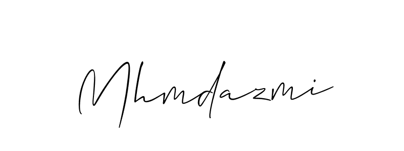 Also we have Mhmdazmi name is the best signature style. Create professional handwritten signature collection using Allison_Script autograph style. Mhmdazmi signature style 2 images and pictures png