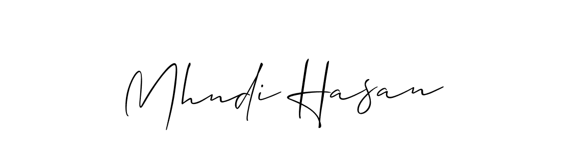 Make a short Mhndi Hasan signature style. Manage your documents anywhere anytime using Allison_Script. Create and add eSignatures, submit forms, share and send files easily. Mhndi Hasan signature style 2 images and pictures png
