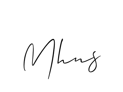 Best and Professional Signature Style for Mhns. Allison_Script Best Signature Style Collection. Mhns signature style 2 images and pictures png