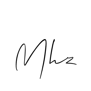 Best and Professional Signature Style for Mhz. Allison_Script Best Signature Style Collection. Mhz signature style 2 images and pictures png