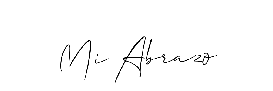 Here are the top 10 professional signature styles for the name Mi Abrazo. These are the best autograph styles you can use for your name. Mi Abrazo signature style 2 images and pictures png