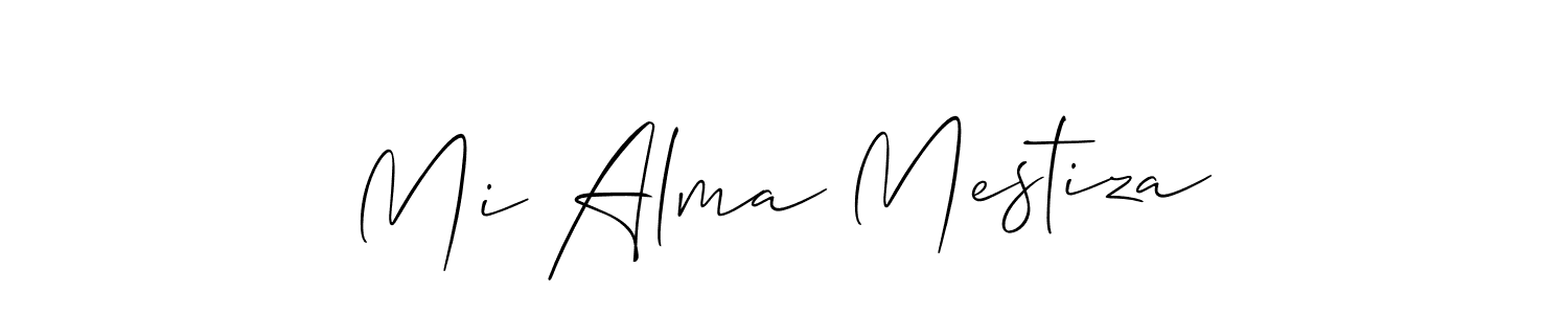 Make a beautiful signature design for name Mi Alma Mestiza. Use this online signature maker to create a handwritten signature for free. Mi Alma Mestiza signature style 2 images and pictures png