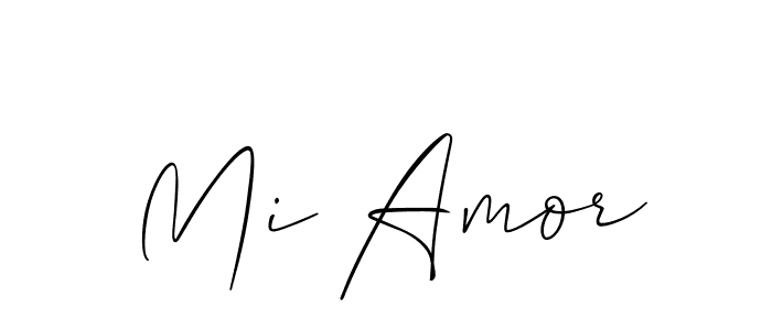 You can use this online signature creator to create a handwritten signature for the name Mi Amor. This is the best online autograph maker. Mi Amor signature style 2 images and pictures png