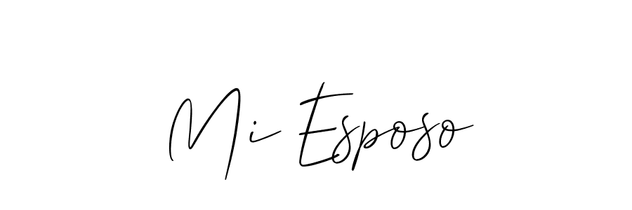 Check out images of Autograph of Mi Esposo name. Actor Mi Esposo Signature Style. Allison_Script is a professional sign style online. Mi Esposo signature style 2 images and pictures png