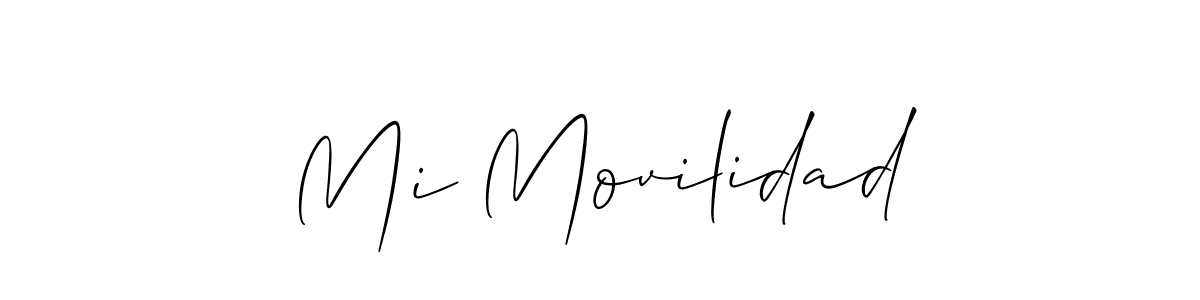 Make a beautiful signature design for name Mi Movilidad. Use this online signature maker to create a handwritten signature for free. Mi Movilidad signature style 2 images and pictures png