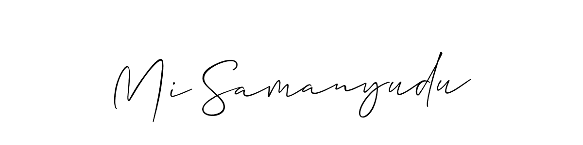 See photos of Mi Samanyudu official signature by Spectra . Check more albums & portfolios. Read reviews & check more about Allison_Script font. Mi Samanyudu signature style 2 images and pictures png