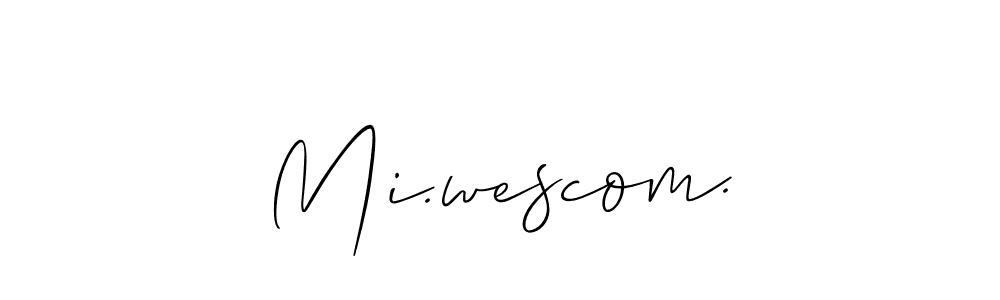 Make a beautiful signature design for name Mi.wescom.. Use this online signature maker to create a handwritten signature for free. Mi.wescom. signature style 2 images and pictures png