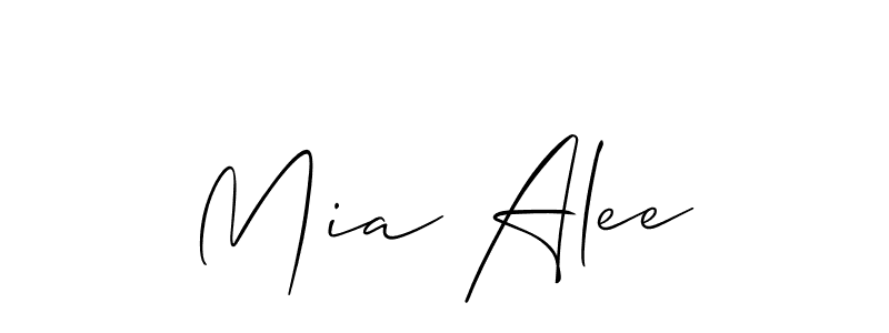 You can use this online signature creator to create a handwritten signature for the name Mia Alee. This is the best online autograph maker. Mia Alee signature style 2 images and pictures png