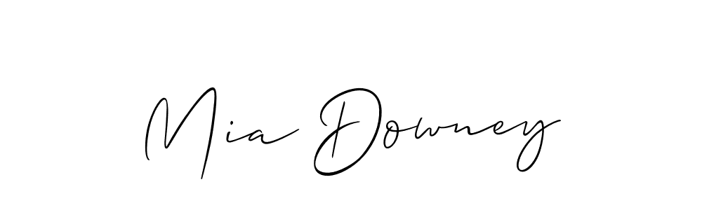 See photos of Mia Downey official signature by Spectra . Check more albums & portfolios. Read reviews & check more about Allison_Script font. Mia Downey signature style 2 images and pictures png