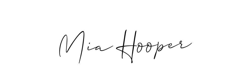 Also we have Mia Hooper name is the best signature style. Create professional handwritten signature collection using Allison_Script autograph style. Mia Hooper signature style 2 images and pictures png