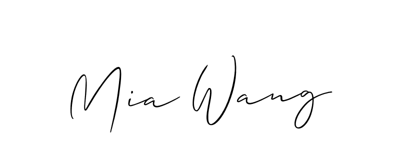 This is the best signature style for the Mia Wang name. Also you like these signature font (Allison_Script). Mix name signature. Mia Wang signature style 2 images and pictures png