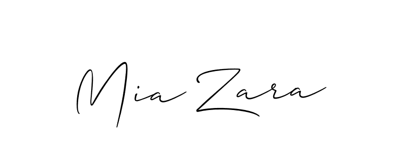How to Draw Mia Zara signature style? Allison_Script is a latest design signature styles for name Mia Zara. Mia Zara signature style 2 images and pictures png