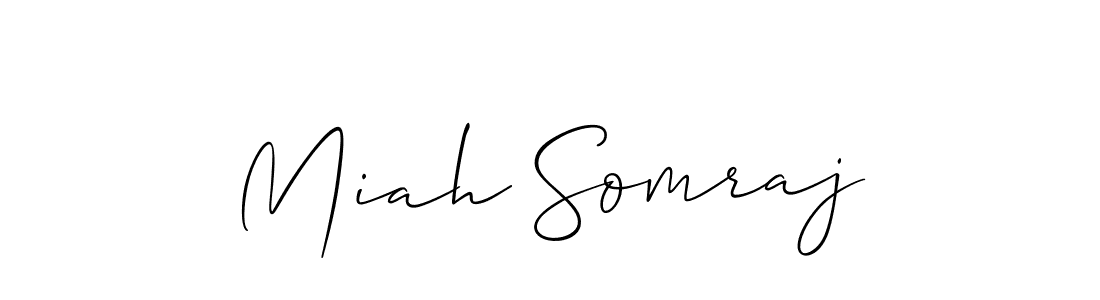 Also You can easily find your signature by using the search form. We will create Miah Somraj name handwritten signature images for you free of cost using Allison_Script sign style. Miah Somraj signature style 2 images and pictures png