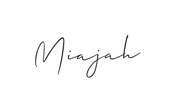 Best and Professional Signature Style for Miajah. Allison_Script Best Signature Style Collection. Miajah signature style 2 images and pictures png