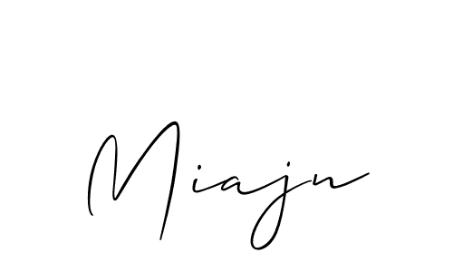 Similarly Allison_Script is the best handwritten signature design. Signature creator online .You can use it as an online autograph creator for name Miajn. Miajn signature style 2 images and pictures png