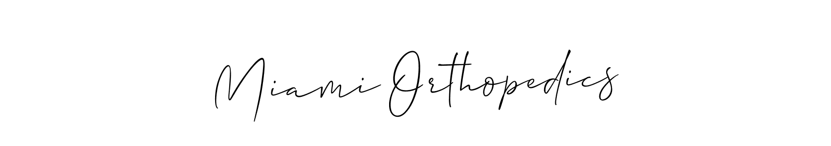 Here are the top 10 professional signature styles for the name Miami Orthopedics. These are the best autograph styles you can use for your name. Miami Orthopedics signature style 2 images and pictures png