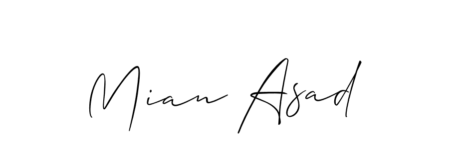 Best and Professional Signature Style for Mian Asad. Allison_Script Best Signature Style Collection. Mian Asad signature style 2 images and pictures png