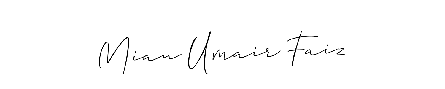 Make a beautiful signature design for name Mian Umair Faiz. Use this online signature maker to create a handwritten signature for free. Mian Umair Faiz signature style 2 images and pictures png