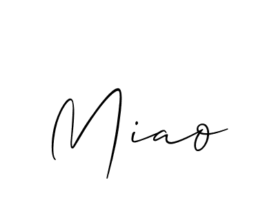 Make a beautiful signature design for name Miao. Use this online signature maker to create a handwritten signature for free. Miao signature style 2 images and pictures png