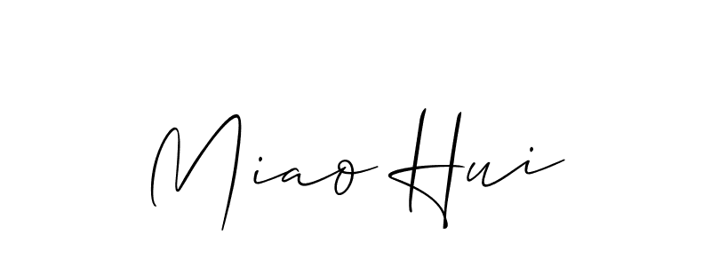 Here are the top 10 professional signature styles for the name Miao Hui. These are the best autograph styles you can use for your name. Miao Hui signature style 2 images and pictures png