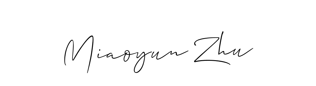 Use a signature maker to create a handwritten signature online. With this signature software, you can design (Allison_Script) your own signature for name Miaoyun Zhu. Miaoyun Zhu signature style 2 images and pictures png